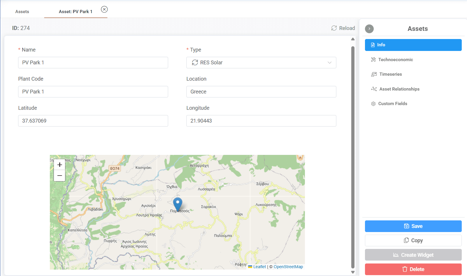 Asset Management Enhancements