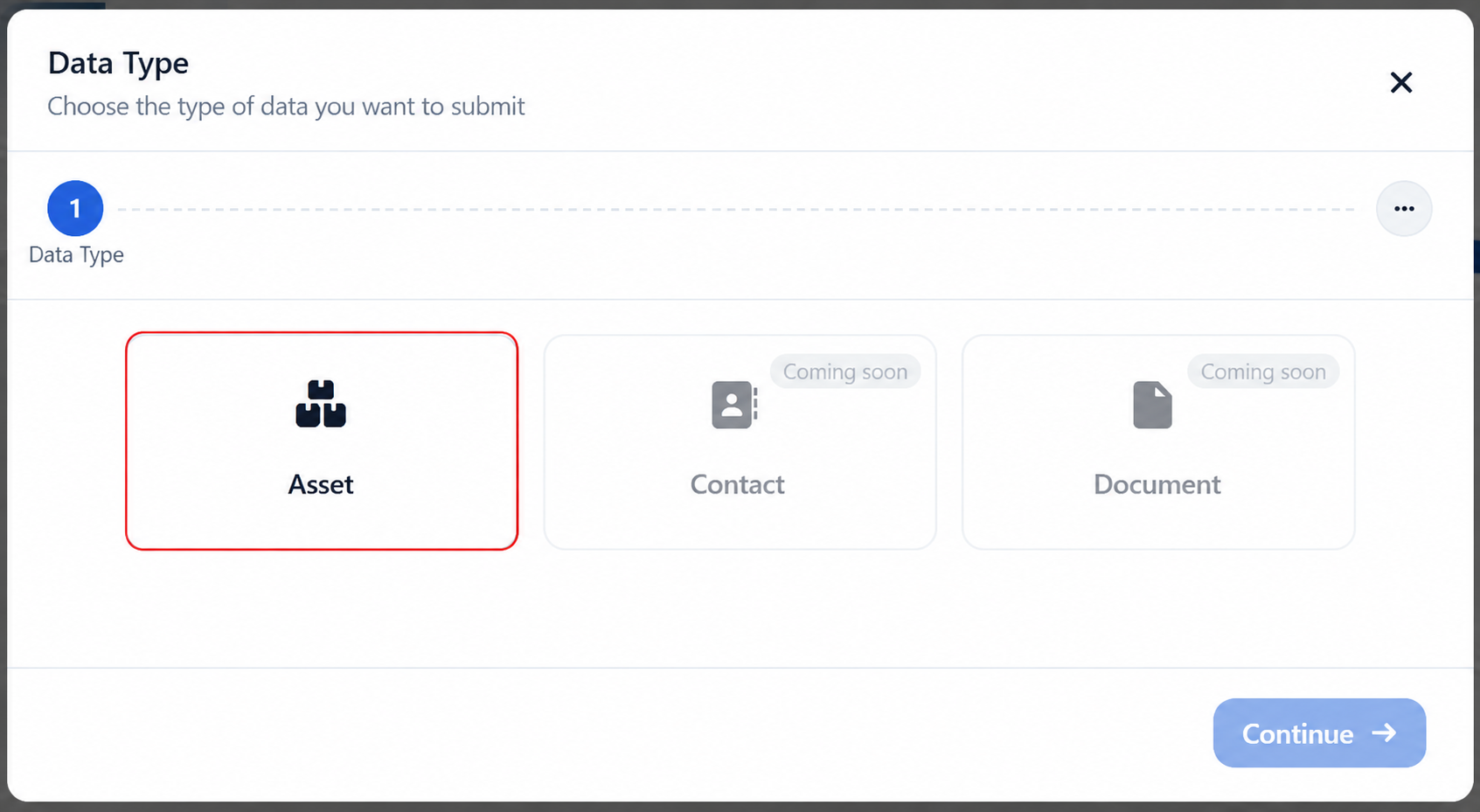 Uploading Asset Data