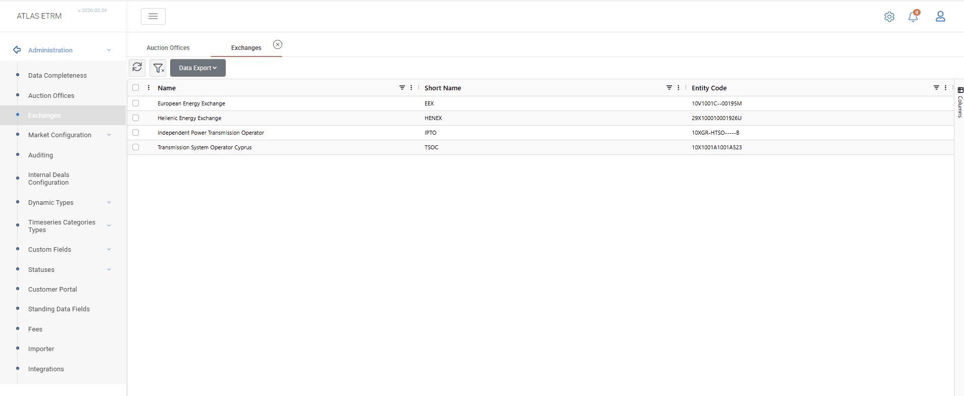3. Exchanges
