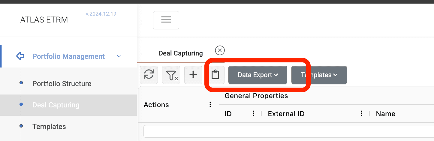 Data Export